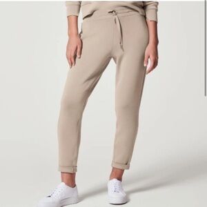 SPANX Beige Track Joggers